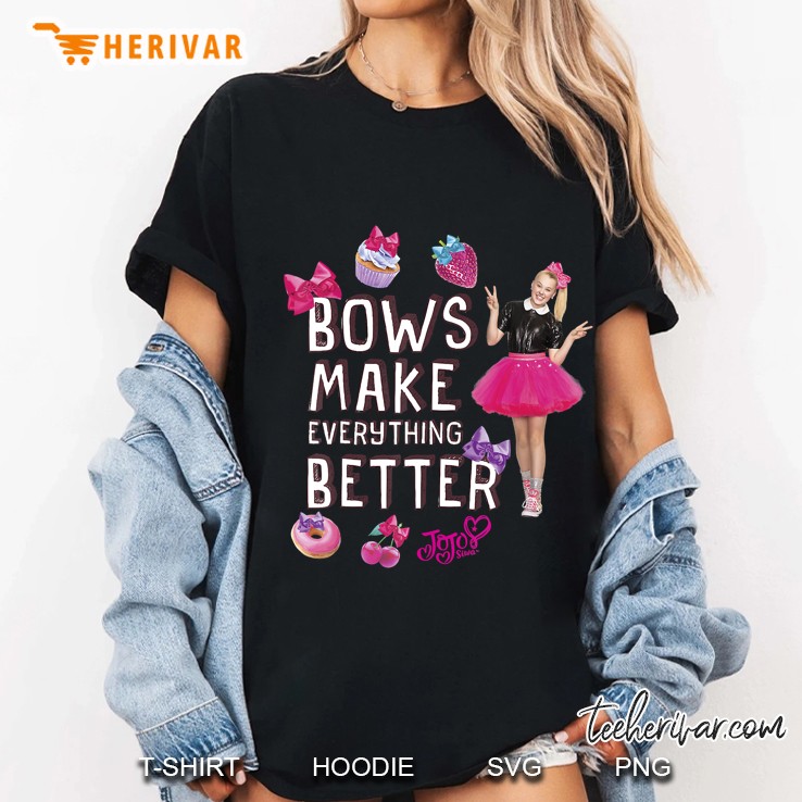 Nickelodeon Jojo Siwa Bows Make It Better Ladies Tee