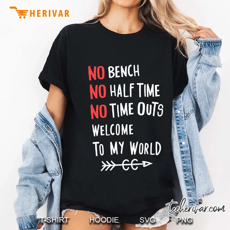 No Bench Half Time Outs Cross Country Runner Gift Tshirt Ladies Tee
