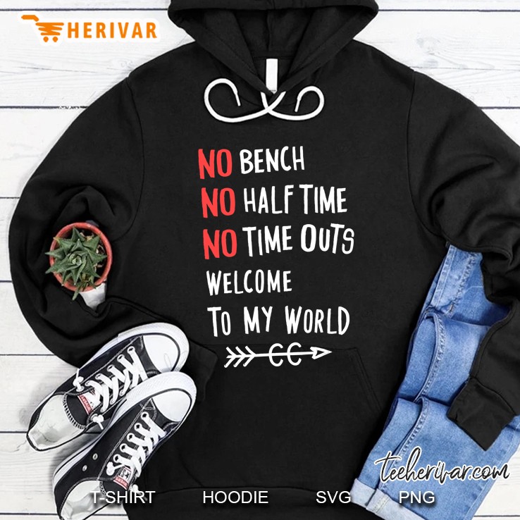 No Bench Half Time Outs Cross Country Runner Gift Tshirt Hoodie