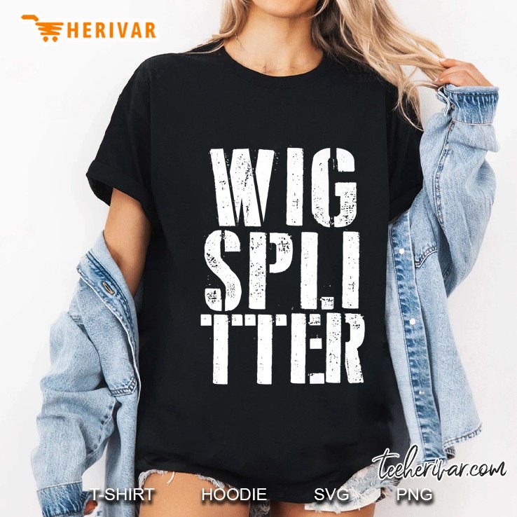 Wig Splitter Stencil Premium Ladies Tee