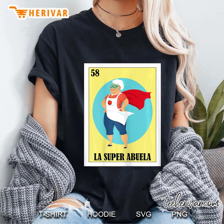 Womens La Super Abuela Mexican Lottery - Regalo Para Abuela Ladies Tee