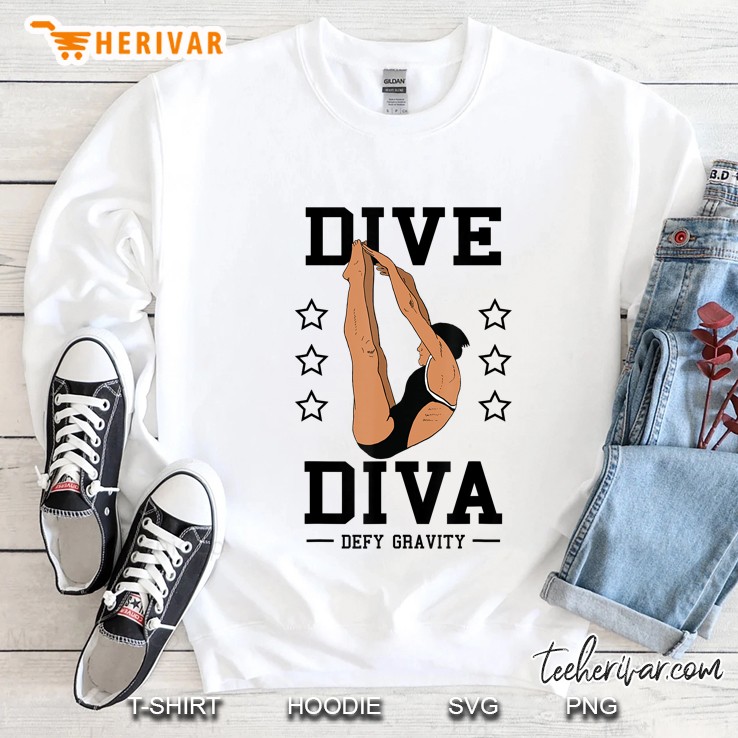 Springboard Platform Diver Gifts Womens Diving Dive Diva Mugs