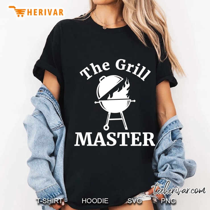 The Grill Master Funny Barbecue Cookout White Print Ladies Tee