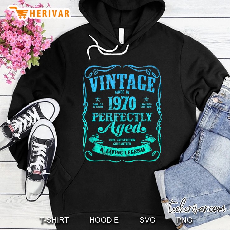 Vintage Made In 1970 Perfectly Aged 50Th Birthday Party B6 Tank Top Hoodie