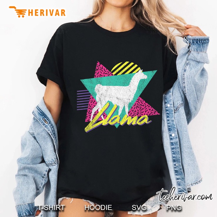 Vintage Retro 80S Or 90S Llama Ladies Tee