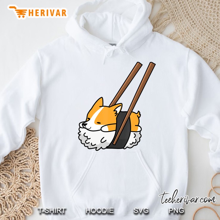 Sushi Corgi Funny Dog Shirt Hoodie