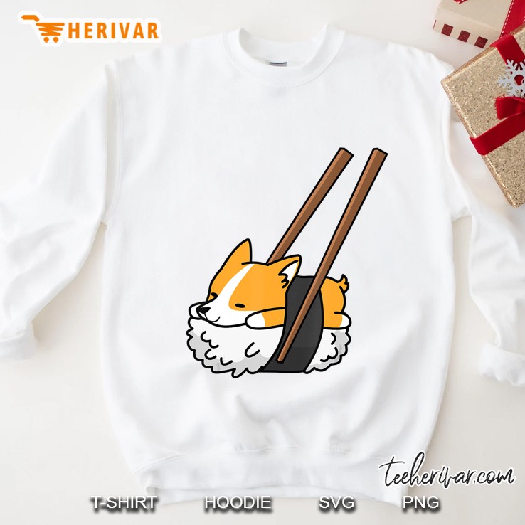 Sushi Corgi Funny Dog Shirt Sweatshirt