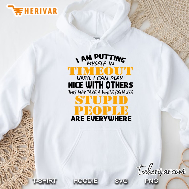 I Am Putting Myself In Timeout Until I Can Play Nice With Others Hoodie