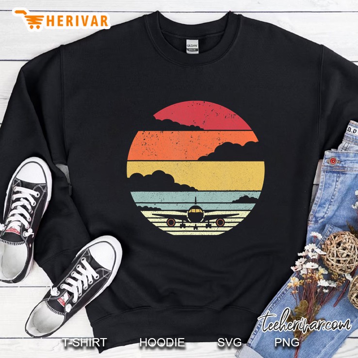 Airplane Shirt. Retro Style Airplane Sweatshirt