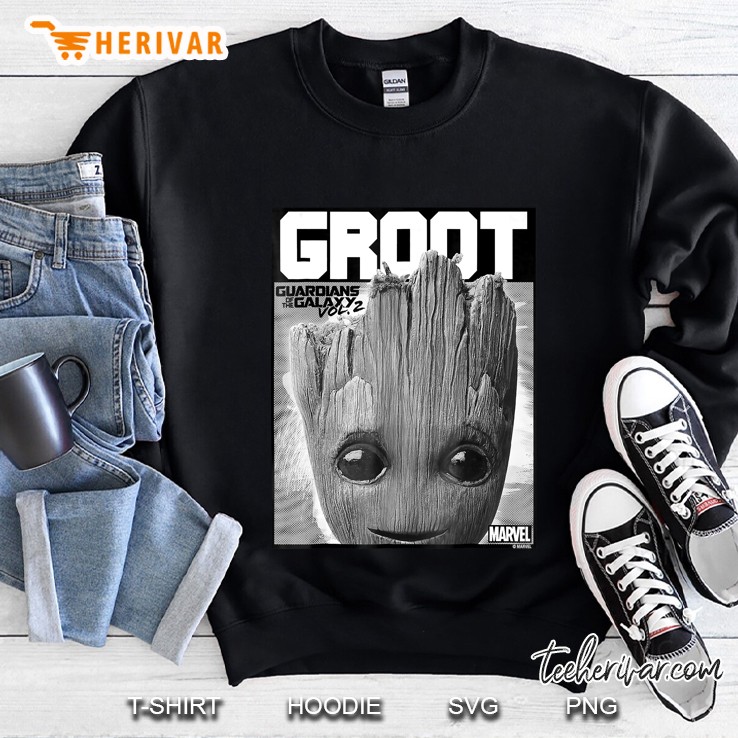 Marvel Guardians Vol. 2 Baby Groot Close-Up Graphic Sweatshirt