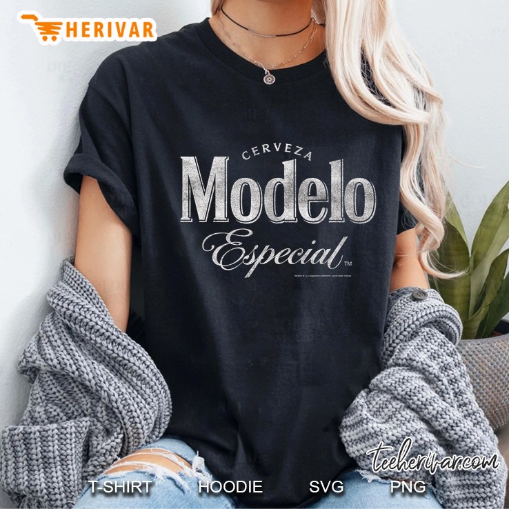 Officially Licensed Modelo Especial Distressed Casual Ladies Tee