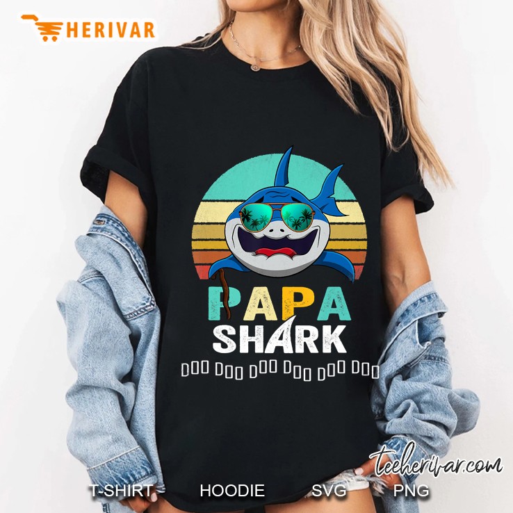 Papa Shark Ladies Tee