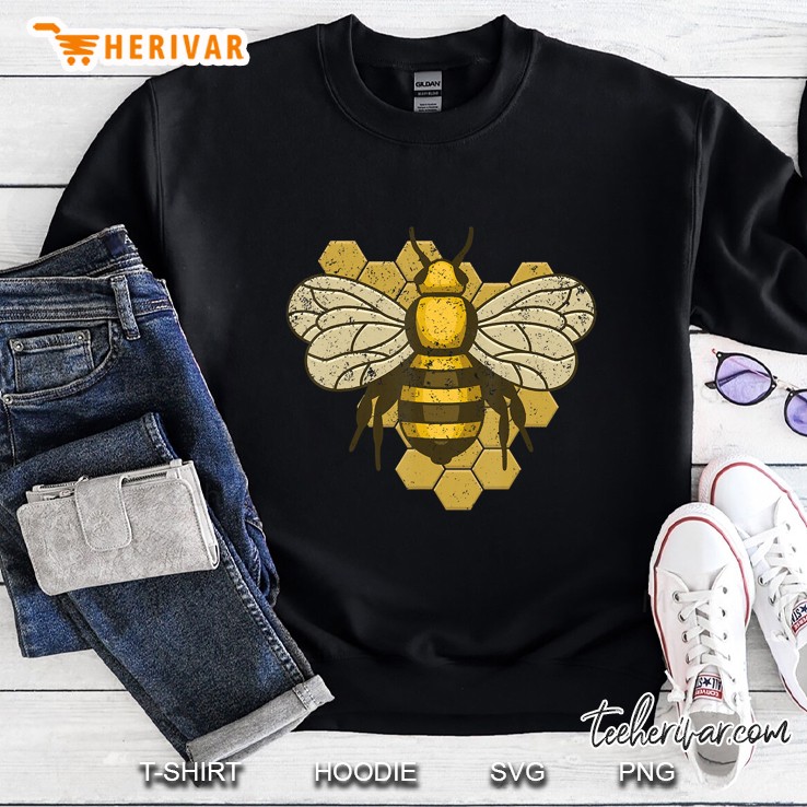 Retro Beekeeper Beekeeping Bumblebee Vintage Save The Bees Sweatshirt