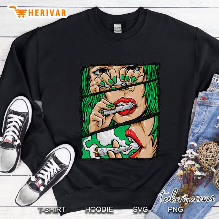Roll It Lick It Smoke I Marijuana Pot Weed Sweatshirt