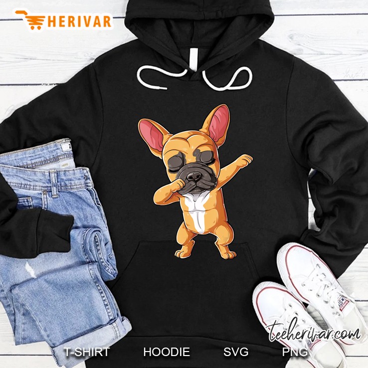 Dabbing French Bulldog Fawn Frenchie Dog Funny Dab Hoodie