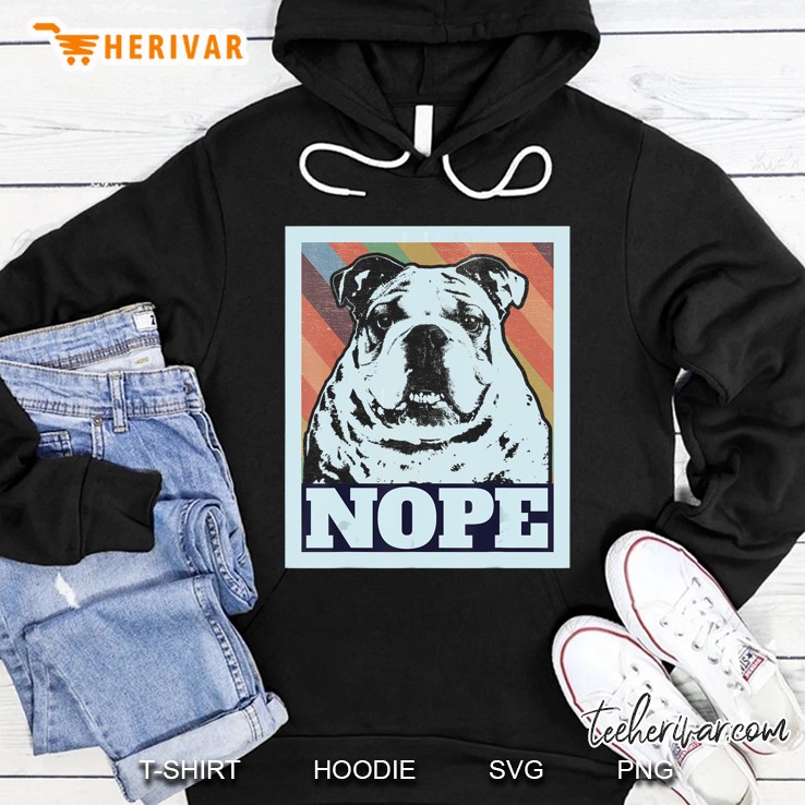 English Bulldog Vintage Style Gift Idea Hoodie