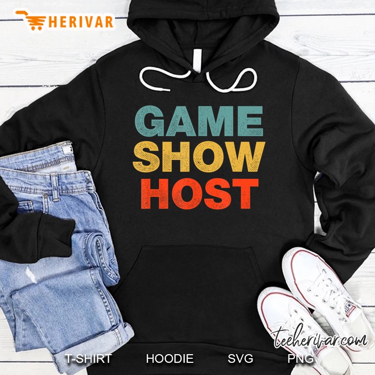 Game Show Host Trivia Board Game Night Questions Gift Hoodie