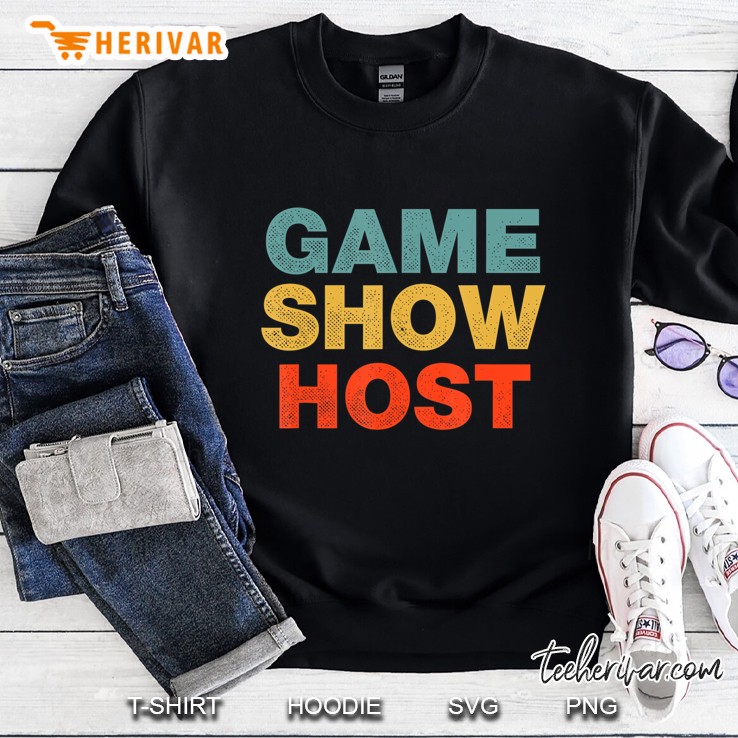 Game Show Host Trivia Board Game Night Questions Gift Sweatshirt