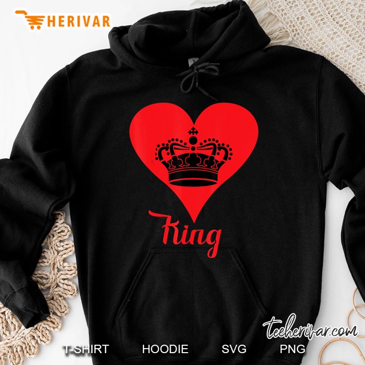 King Heart Crown Silhouette Valentine