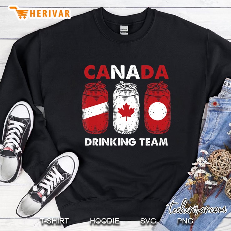 Proud Canadian Craft Beer Drinker Canadian Drinking Team Sweatshirt