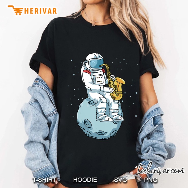 Saxophone Saxophonist Jazz Music Ladies Tee
