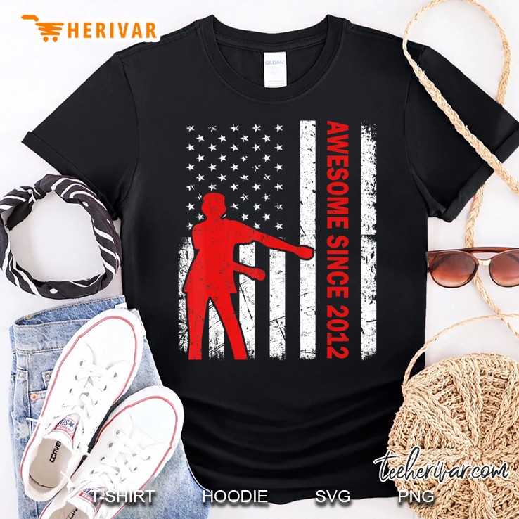 Awesome Since 2012 Usa Flag Floss Like A Boss Dance Shirt