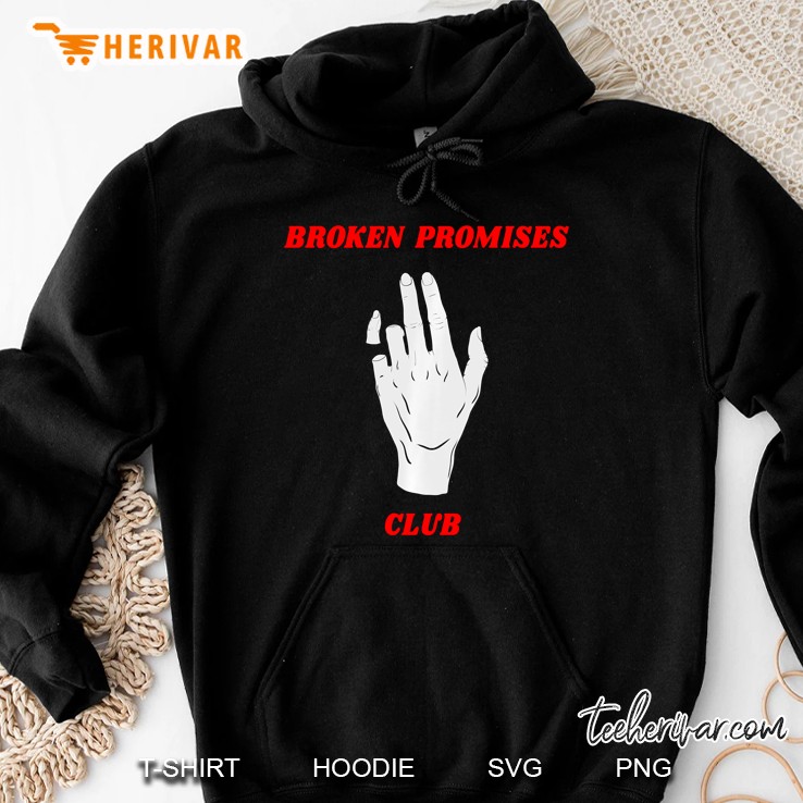Broken Promises Aesthetic Clothes Soft Grunge Hoodie