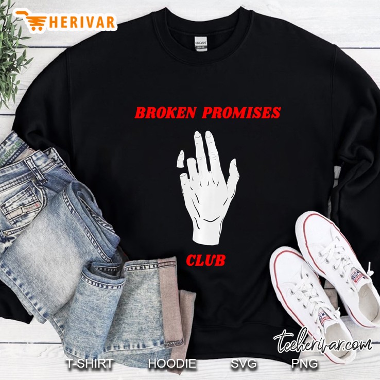 Broken Promises Aesthetic Clothes Soft Grunge Sweatshirt