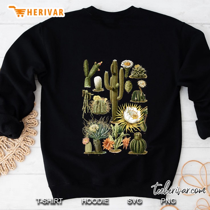 Cactus Succulent Plant Cacti Botany Botanical Sweatshirt