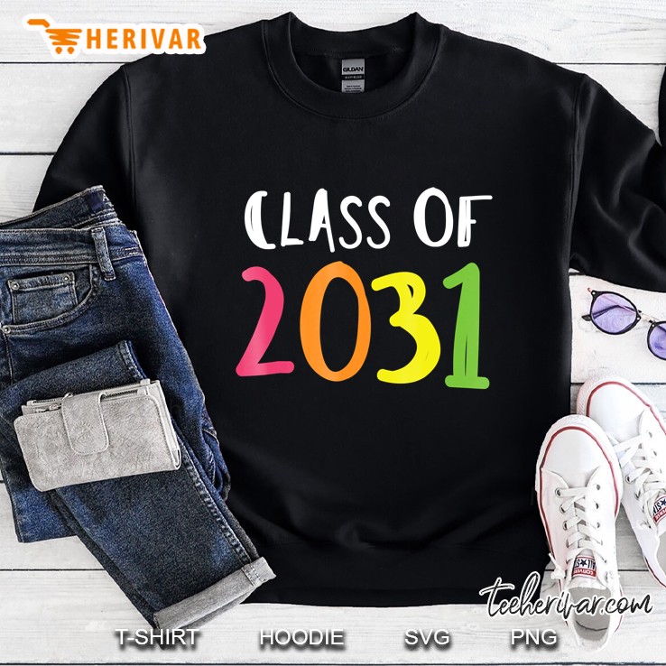 Class Of 2031 Kindergarten Graduation Back To School Sweatshirt