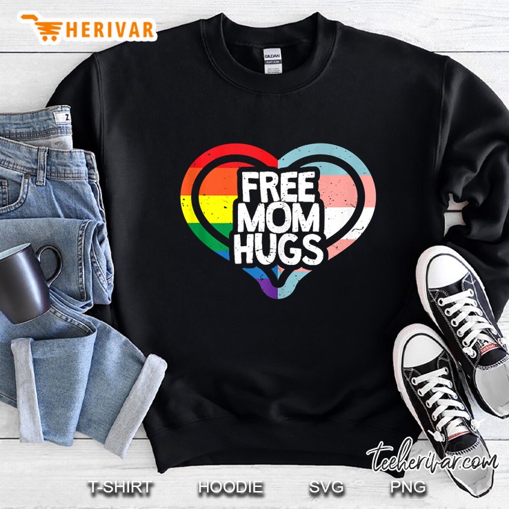 Free Mom Hugs Rainbow Pride Mugs