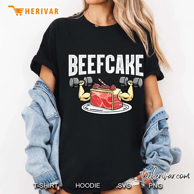 Funny Beefcake Gym Workout Apparel Fitness Workout Ladies Tee