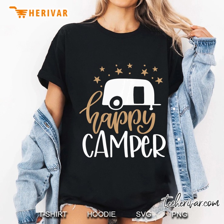 Happy Camper Hooded Hoodie