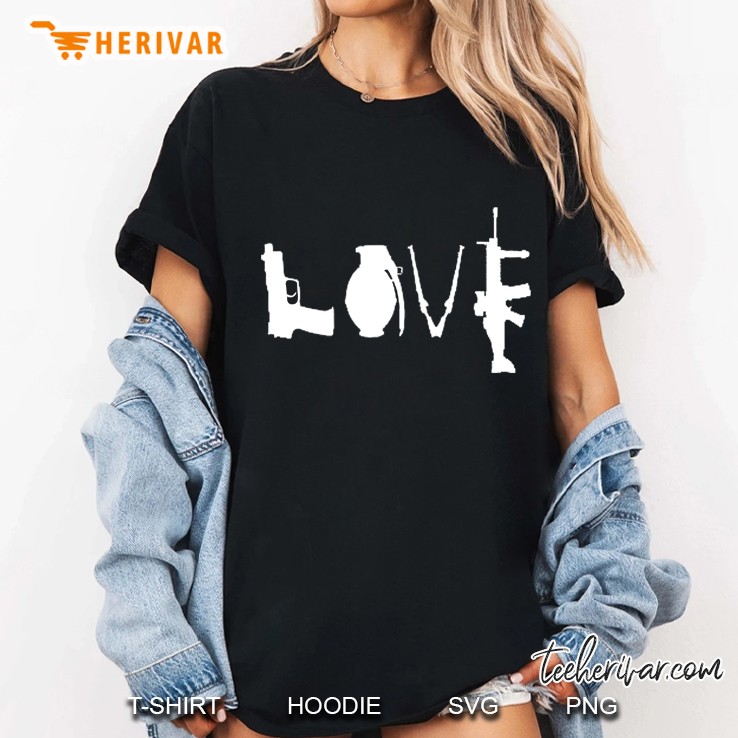 Love Guns Pro Gun Love 2Nd Amendment Ladies Tee