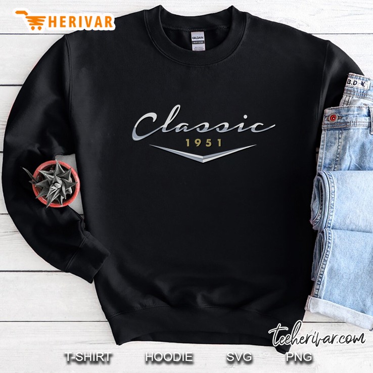 Mens Vintage Classic 1951 Birthday Gifts For Dad, Husband Sweatshirt