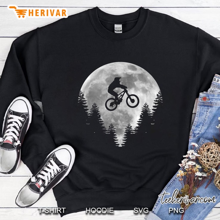 Mountain Bike - Mtb Moon Downhill Biking Sweatshirt