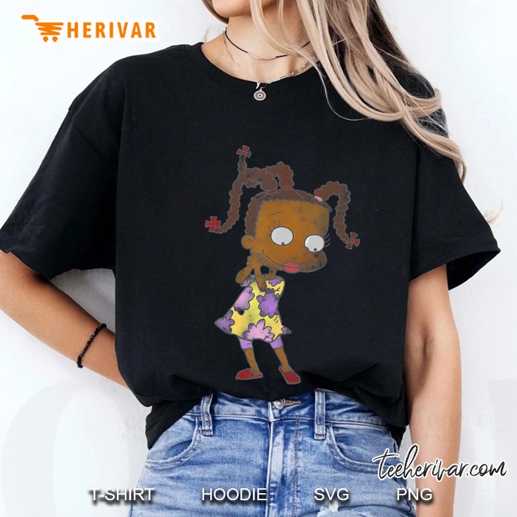 Rugrats Susie Cute Pose Watercolor Portrait Graphic Ladies Tee