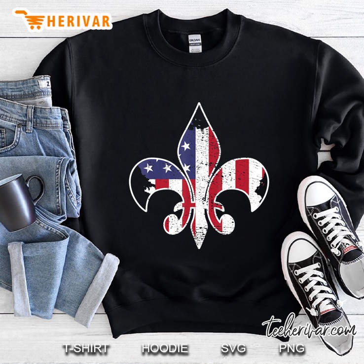 Scout Scouting Usa Flag 4Th Of July America Summer Camp Gift Sweatshirt