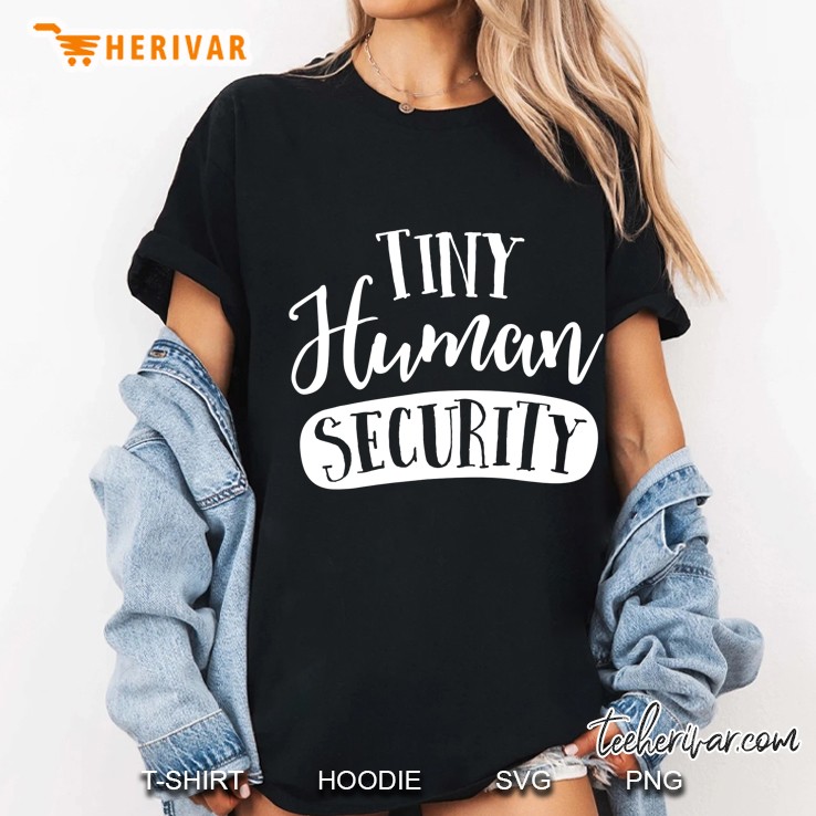 Tiny Human Security Childcare Daycare Provider Thank You Ladies Tee