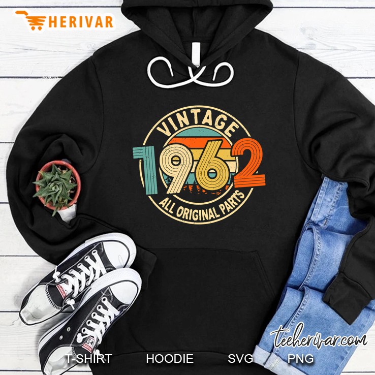 Vintage 1962 - 58 Years Old Gift - 58Th Birthday Hoodie