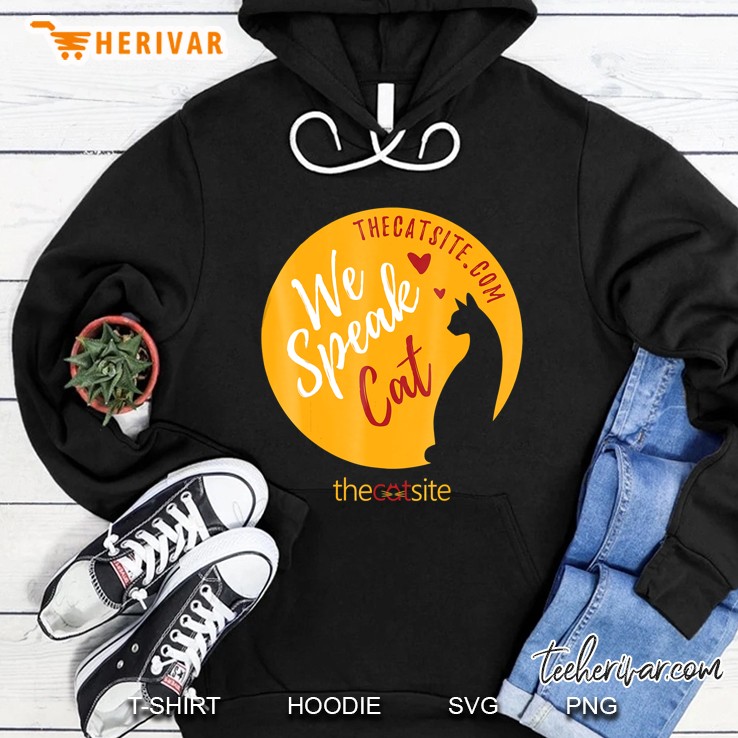We Speak Cats - Thecatsite Hoodie
