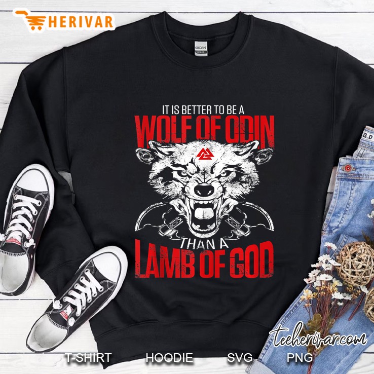 Wolf Of Odin - Lamb Of God - Vikings Sweatshirt