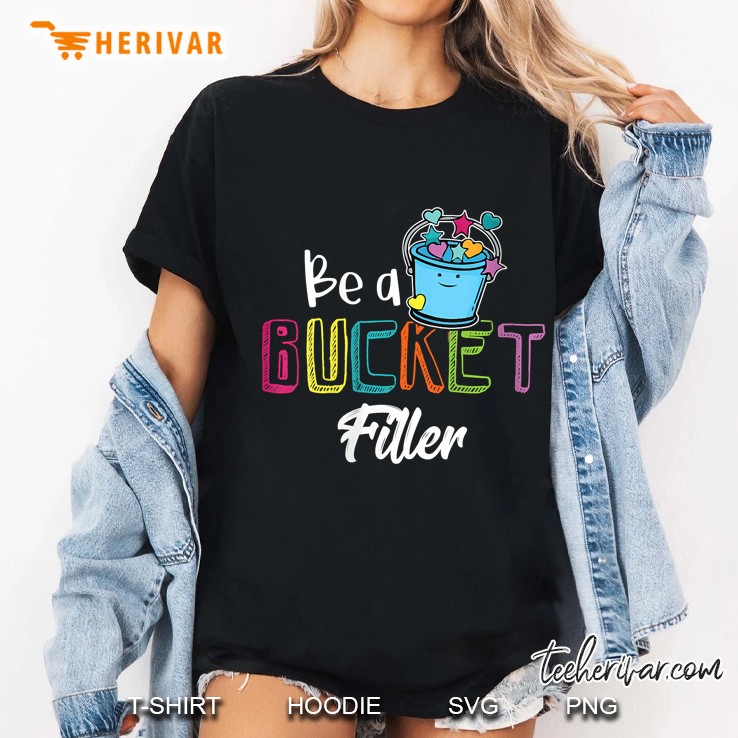 Womens Be A Bucket Filler School Counselor Teacher Growth Mindset Ladies Tee