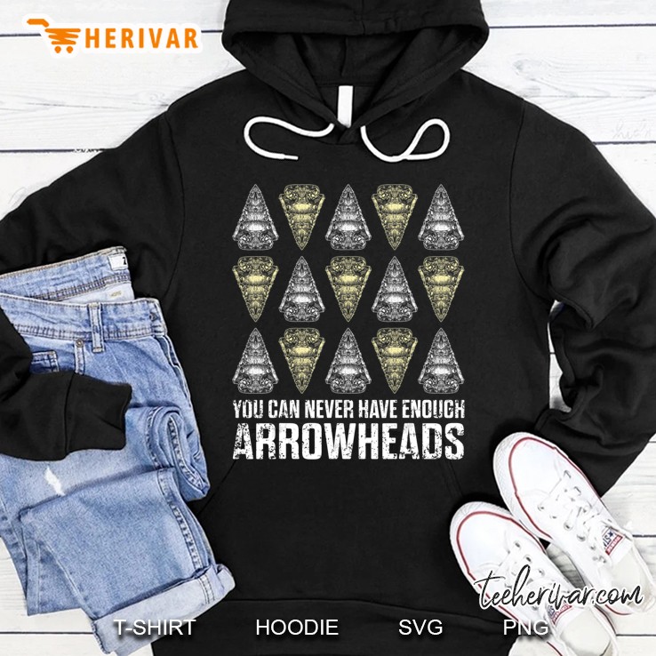 Arrowhead Hunting Collector Arrowheads Hunter Hoodie