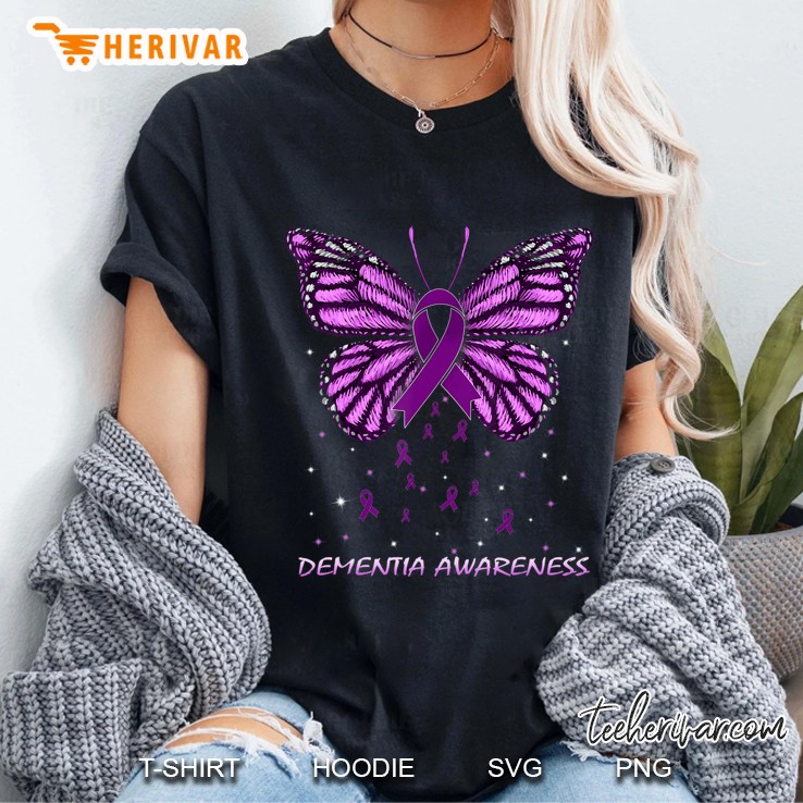 Dementia Awareness Butterfly Hoodie