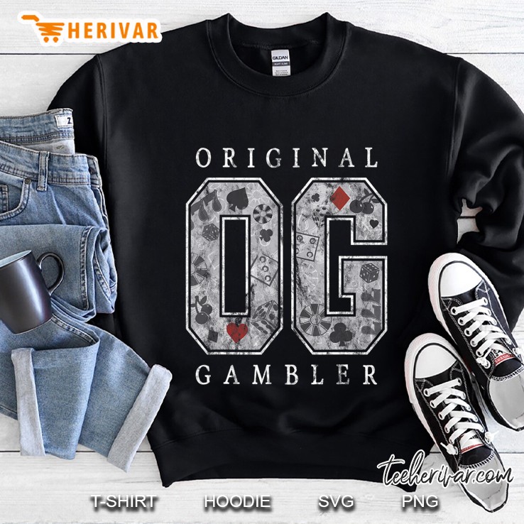 Gambler Tee For Slots Craps Poker Players Casino Gambling Sweatshirt