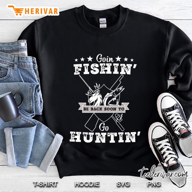 Gone Fishin' Be Back Soon To Go Huntin' Vintage Fishing Hunt Mugs