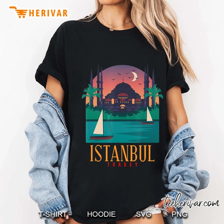 Istanbul City - Turkey Skyline Ladies Tee