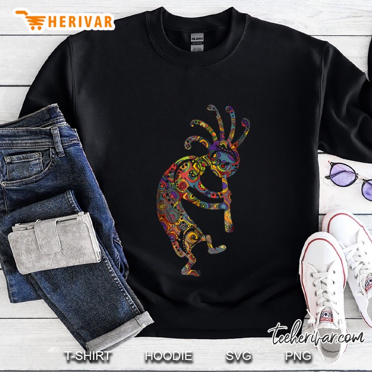 Native American Kokopelli With Ornaments Sweatshirt