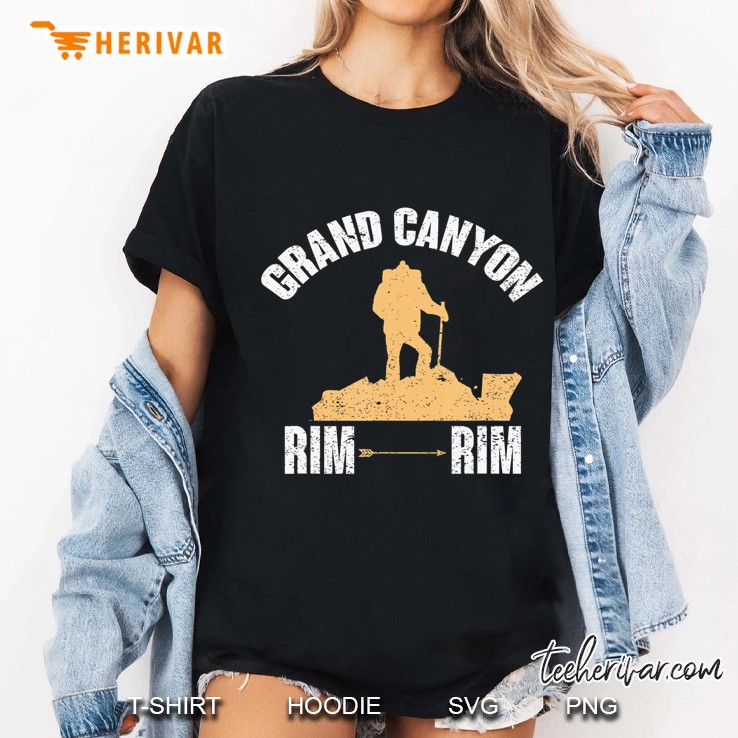 South Rim To North Rim Grand Canyon Hike In Arizona Ladies Tee